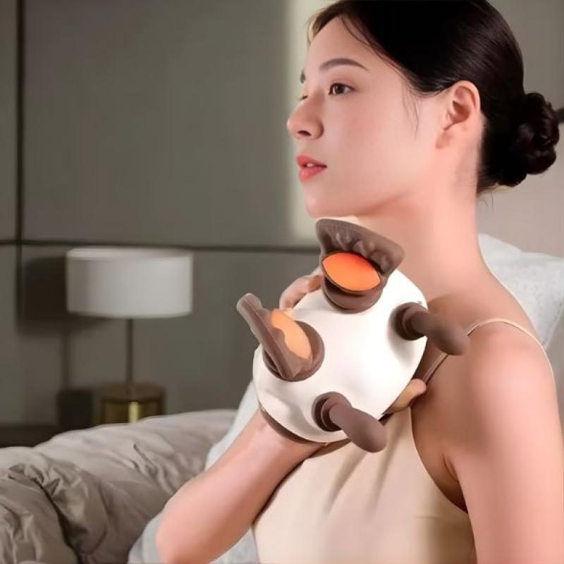 Massageador Térmico Portátil para Ombros, Pescoço e Costas