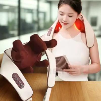 Massageador Térmico Portátil para Ombros, Pescoço e Costas