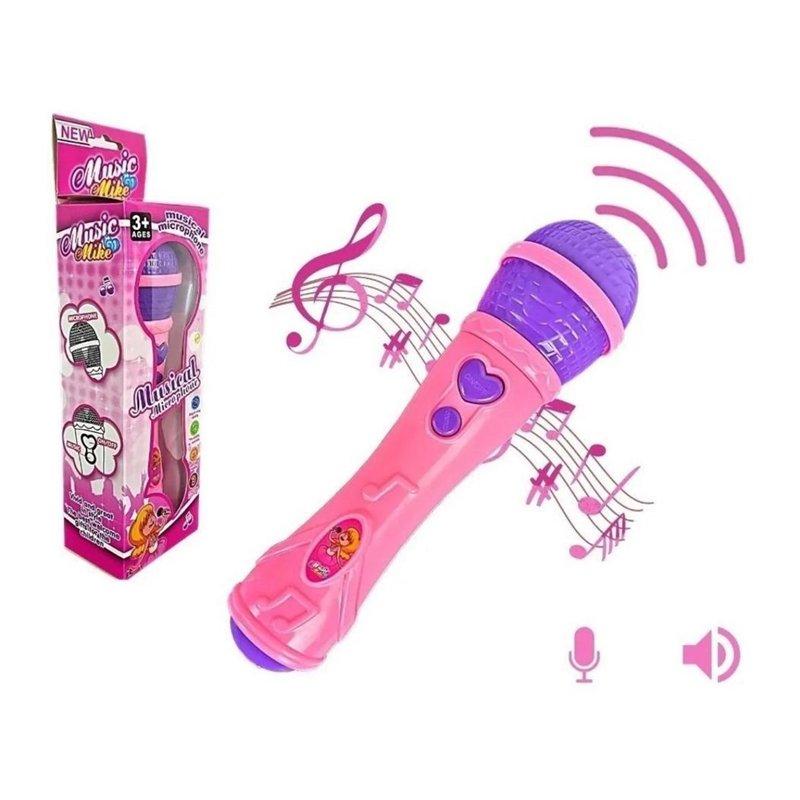 Microfone Infantil Brinquedo Musical Karaokê