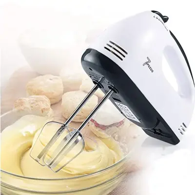 Mini Batedeira Portátil Misturador Alimentos e Massas 7 Velocidades