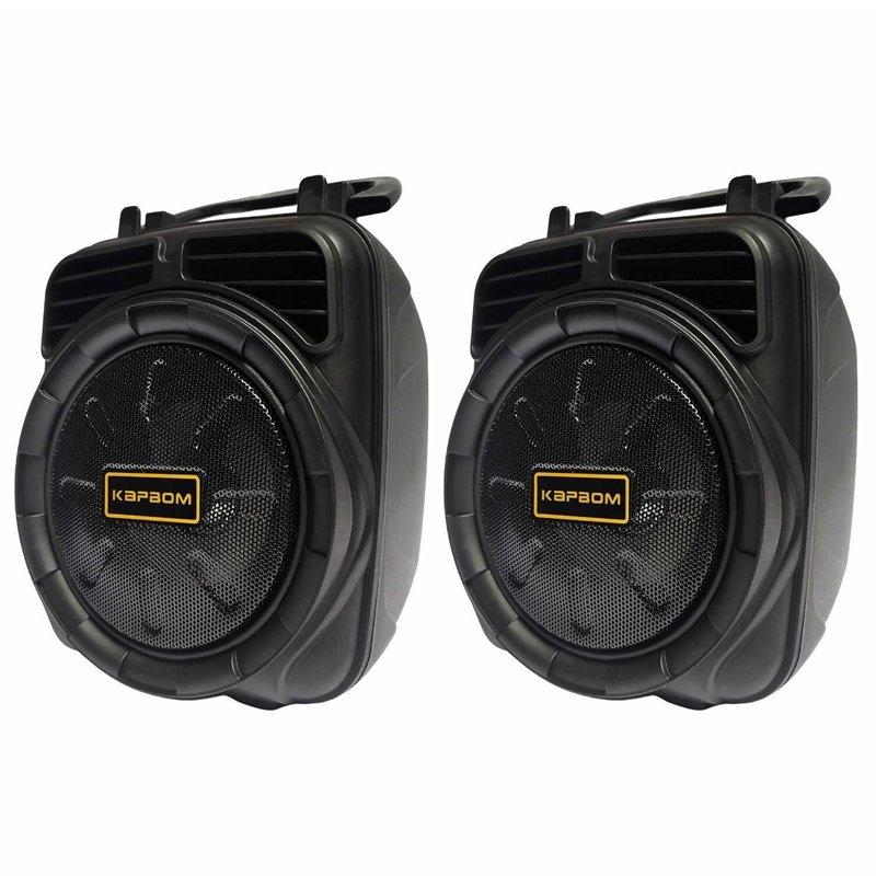 Mini Caixa De Som Bluetooth Com Radio FM E Led