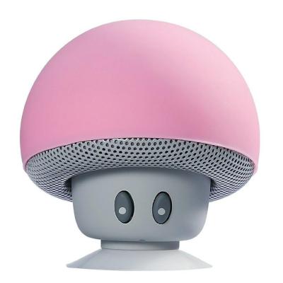 Mini Caixa de Som Portátil com Bluetooth Cogumelo
