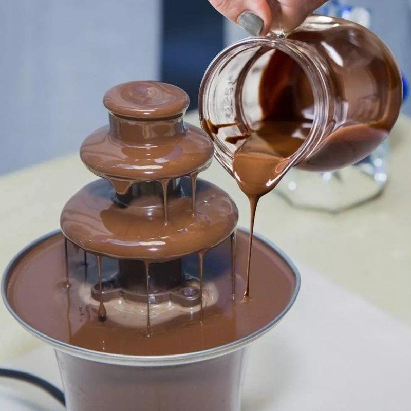 Mini Cascata Fonte de Chocololate Elétrica Para Fondue