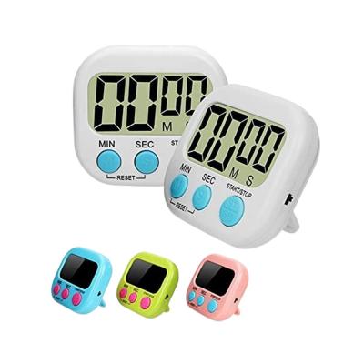 Mini Cronometro Timer Temporizador Relógio Despertador LCD Digital Cozinha