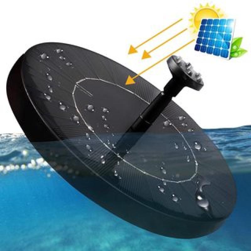 Mini Fonte de Água de Energia Solar Flutuante