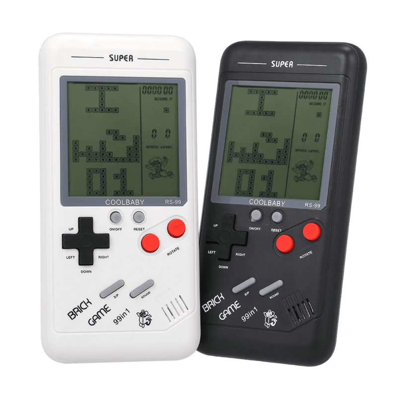 Mini Game Retrô Tetris Tela Grande Design Moderno