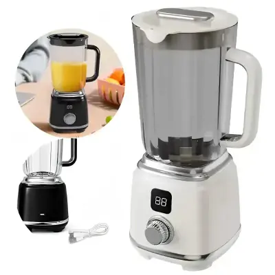Mini Liquidificador Portátil Recarregável com Display