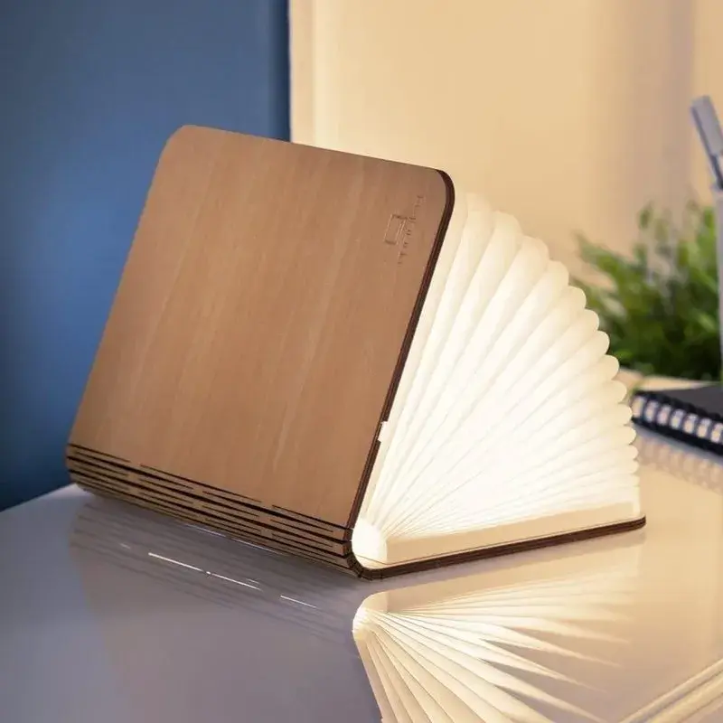 Mini Livro Luminária Magnético USB Recarregável