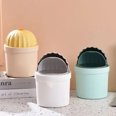 Mini Lixeira Com Tampa Multiuso