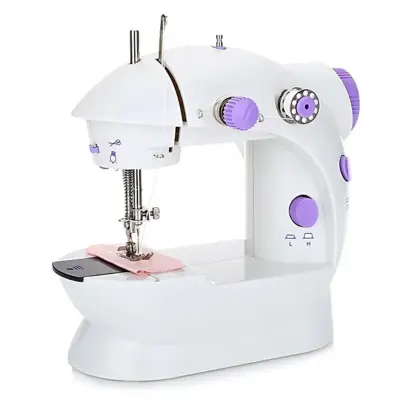 Mini Máquina De Costura Reta Portátil Elétrica