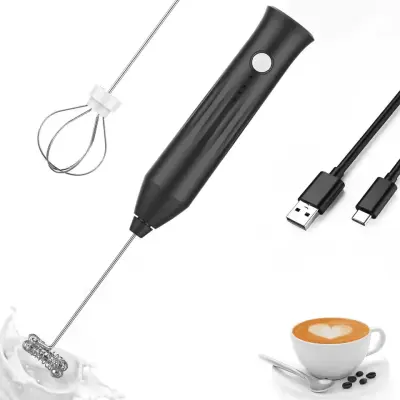 Mini Mixer Misturador Batedor Ovos e Bebidas Elétrico Recarregável