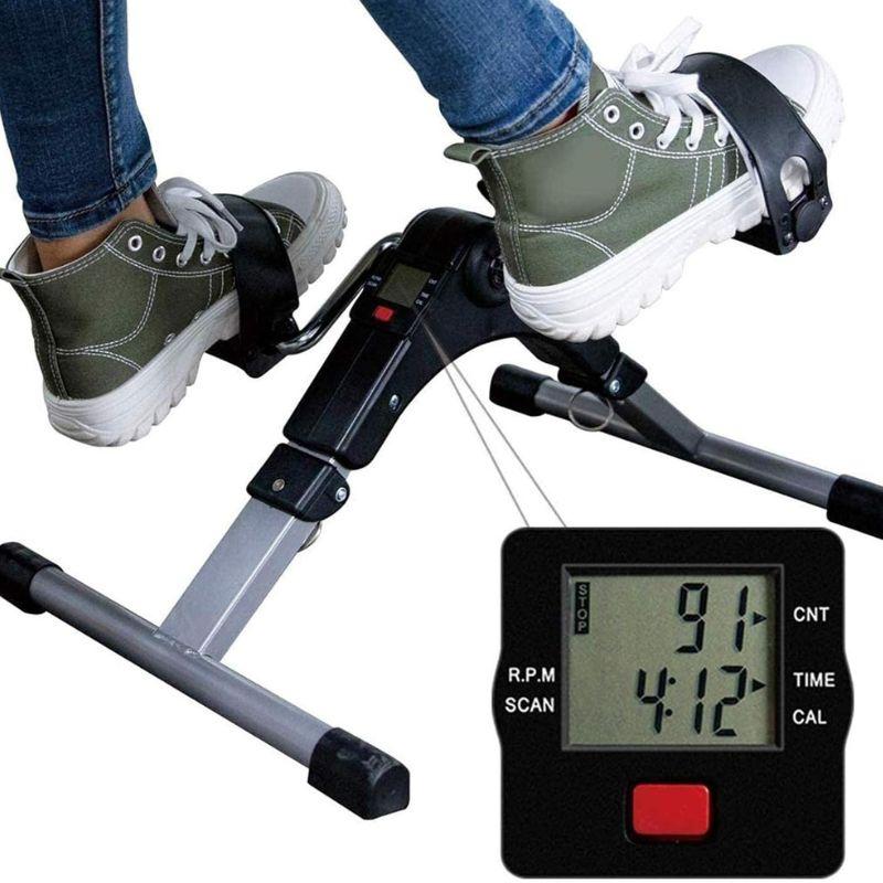 Mini Pedal Bike Cicloergometro Para Exercício Portátil Digital