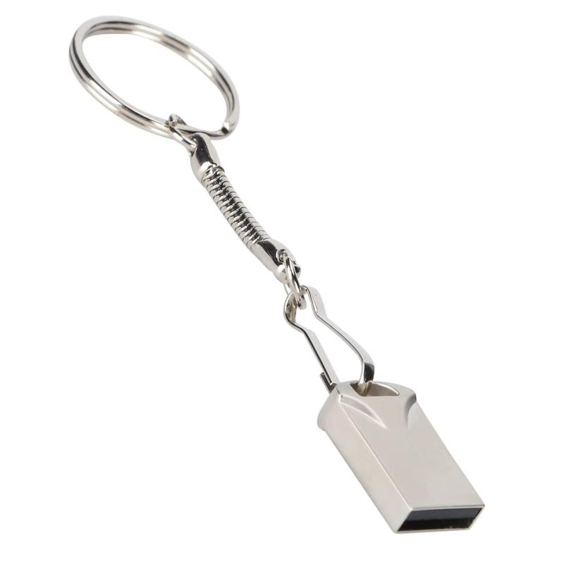 Mini Pen Drive Chaveiro de Metal Nano 16gb De Capacidade Usb 2.0