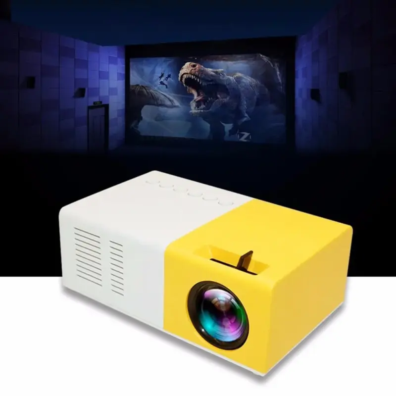 Mini Projetor Portátil 1080p Cinema Filme Futebol Hdmi Tv Pc