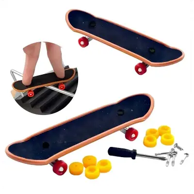 Mini Skate de Dedo Kit com 2 Unidades