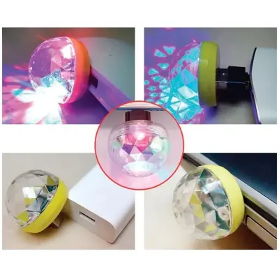 Mini Strobo Bola Maluca de Led Magic USB Para Celular