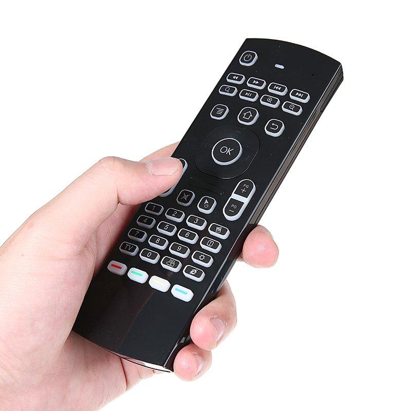 Mini Teclado Mouse Air Mouse Controle Sem Fio Android Pc Tv