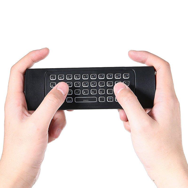 Mini Teclado Mouse Air Mouse Controle Sem Fio Android Pc Tv