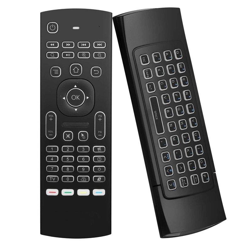 Mini Teclado Mouse Air Mouse Controle Sem Fio Android Pc Tv