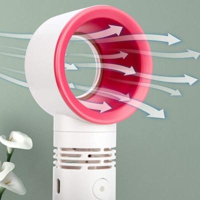 Mini Ventilador De Mão Recarregavel Portátil Sem Hélice USB Para Secagem de Cílios