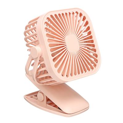 Mini Ventilador de Mesa Portátil Recarregável com Led 2 Velocidades