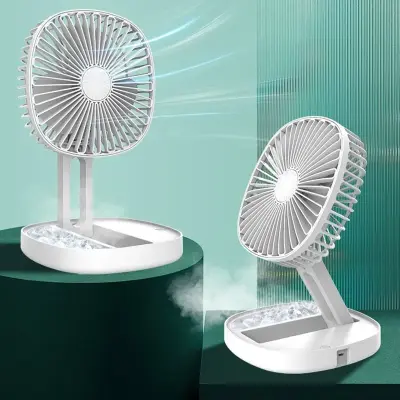 Mini Ventilador de Mesa Retrátil Dobrável