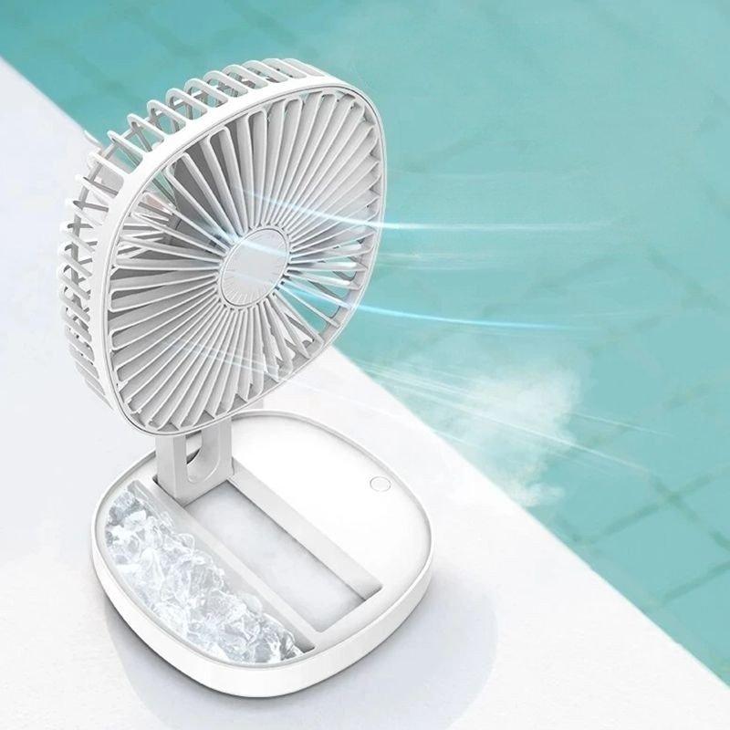 Mini Ventilador de Mesa Retrátil Dobrável