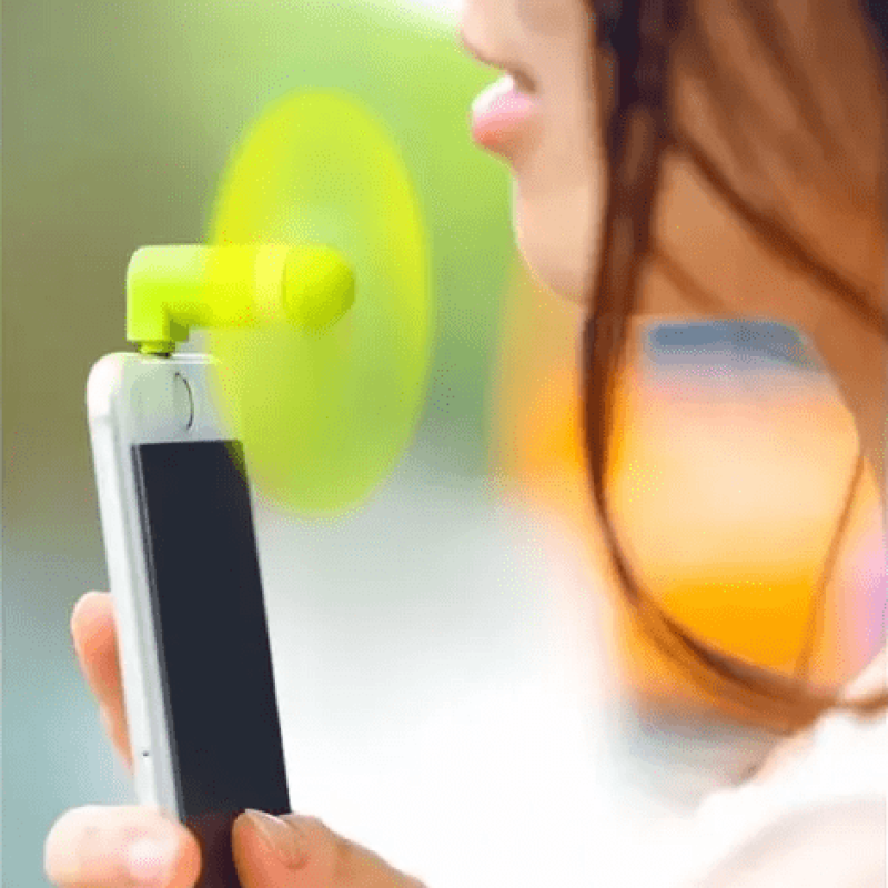 Mini Ventilador para Celular Android e Iphone