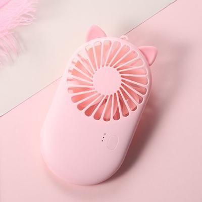 Mini Ventilador Portátil 3 Velocidades Orelha Gatinho