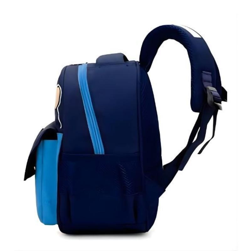 Mochila Escolar Infantil Flexível com Estojo Estampa Urso