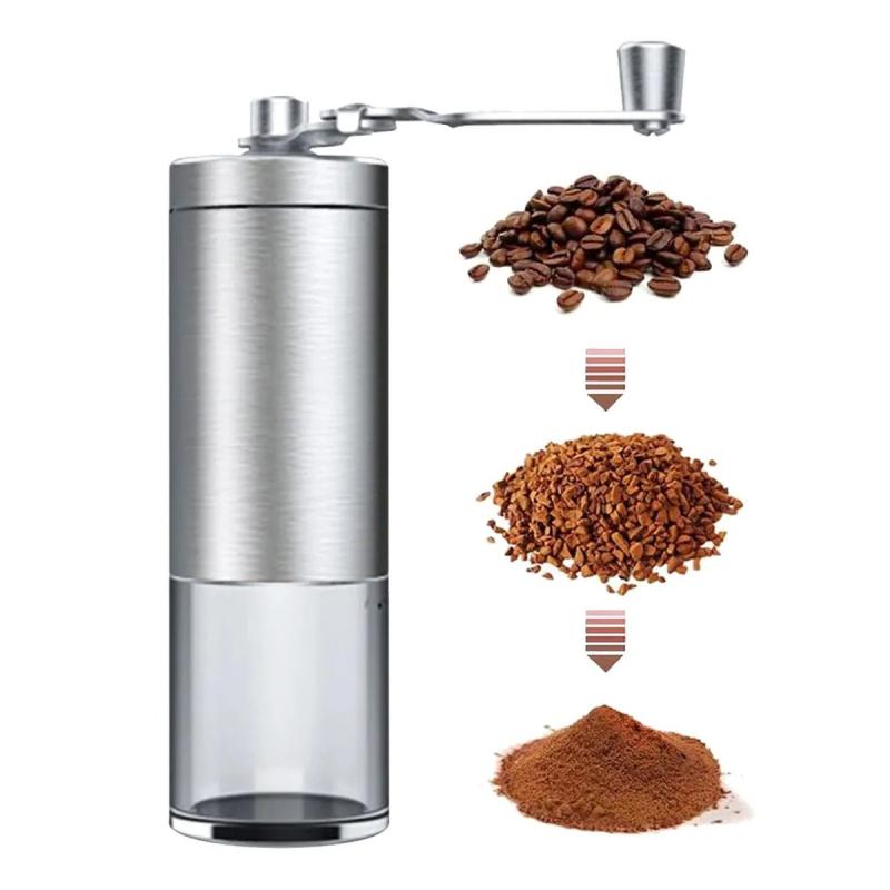 Moedor de café Manual Inox e Acrílico