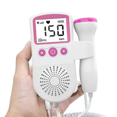 Monitor Fetal Doppler Aparelho Para Ouvir Batimentos Coração Bebê