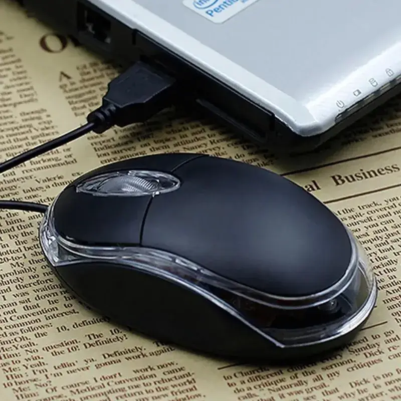 Mouse 2.0 USB Com Fio Classic Box Óptico USB – Cor Sortida