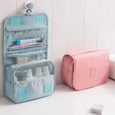 Necessaire Dobrável Organizadora Com Gancho