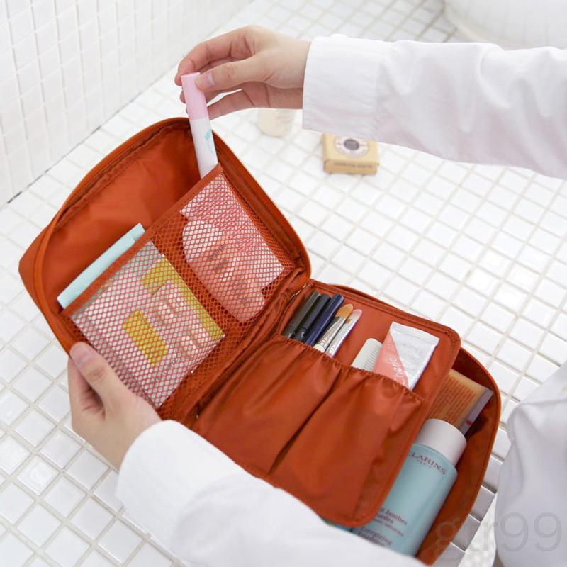 Necessaire Unissex Frasqueira Maquiagem Acessórios Viagem