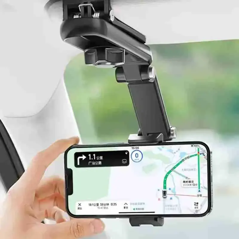 Suporte De Celular Para Quebra Sol Do Carro Rotação 360°
