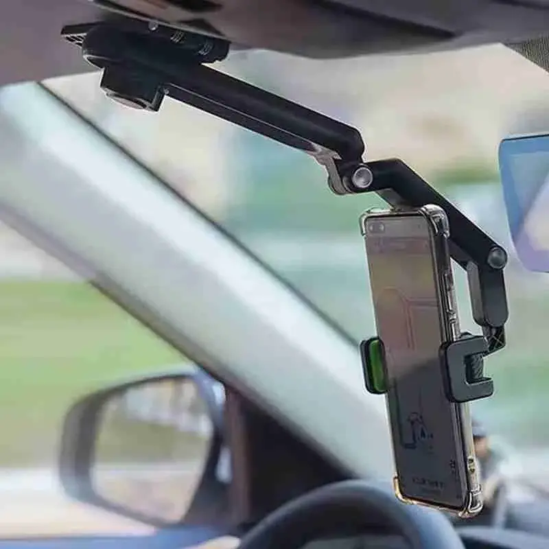 Suporte De Celular Para Quebra Sol Do Carro Rotação 360°