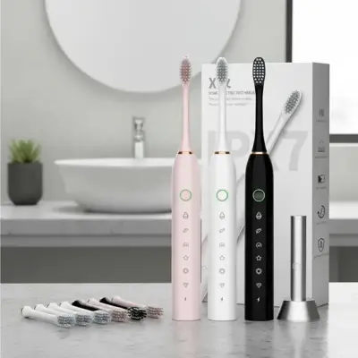 Escova Dental Elétrica com 4 Cabeças