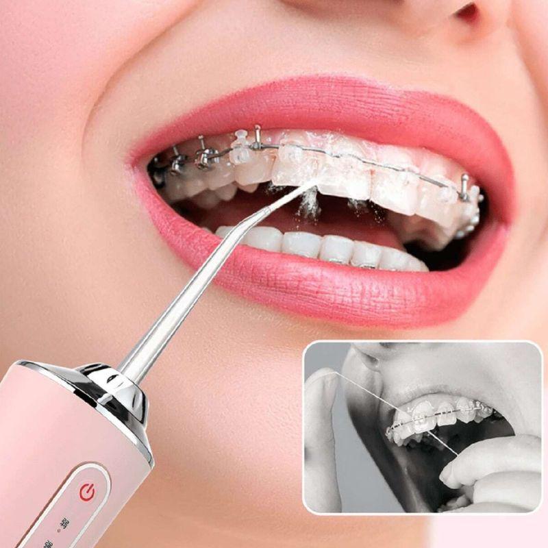 Aparelho Higiene Dental Bucal Jato D`Água Irrigador Portátil