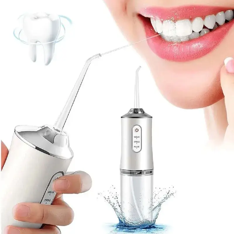 Aparelho Higiene Dental Bucal Jato D`Água Irrigador Portátil