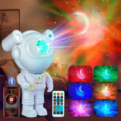 Astronauta Luminária Projetor com Som Bluetooth e Controle