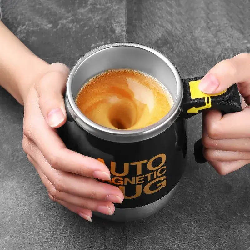 [OFERTA 🔥] Caneca Mixer Elétrica Self Stirring Mug Café Leite