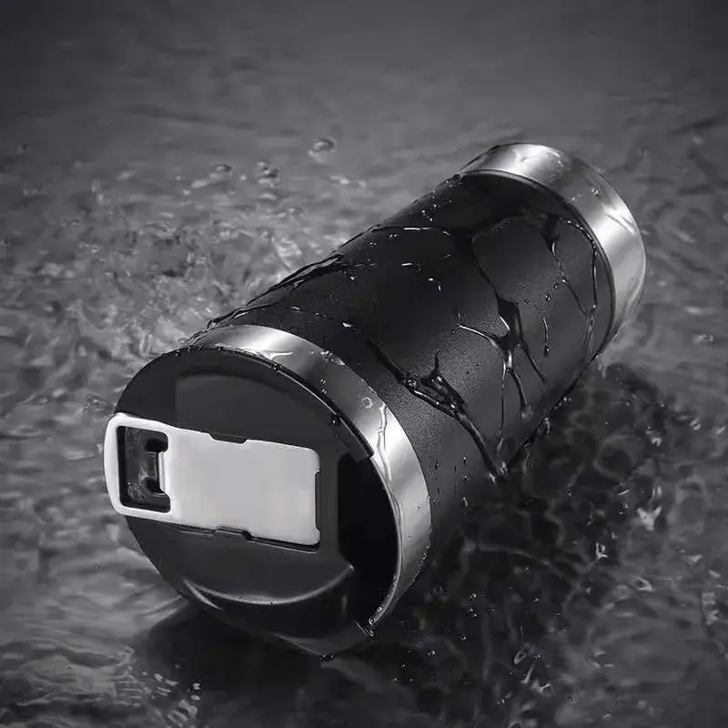 Copo Térmico Tipo Stanley Com Tampa e Abridor 473ml – Sem Estampa – Preto