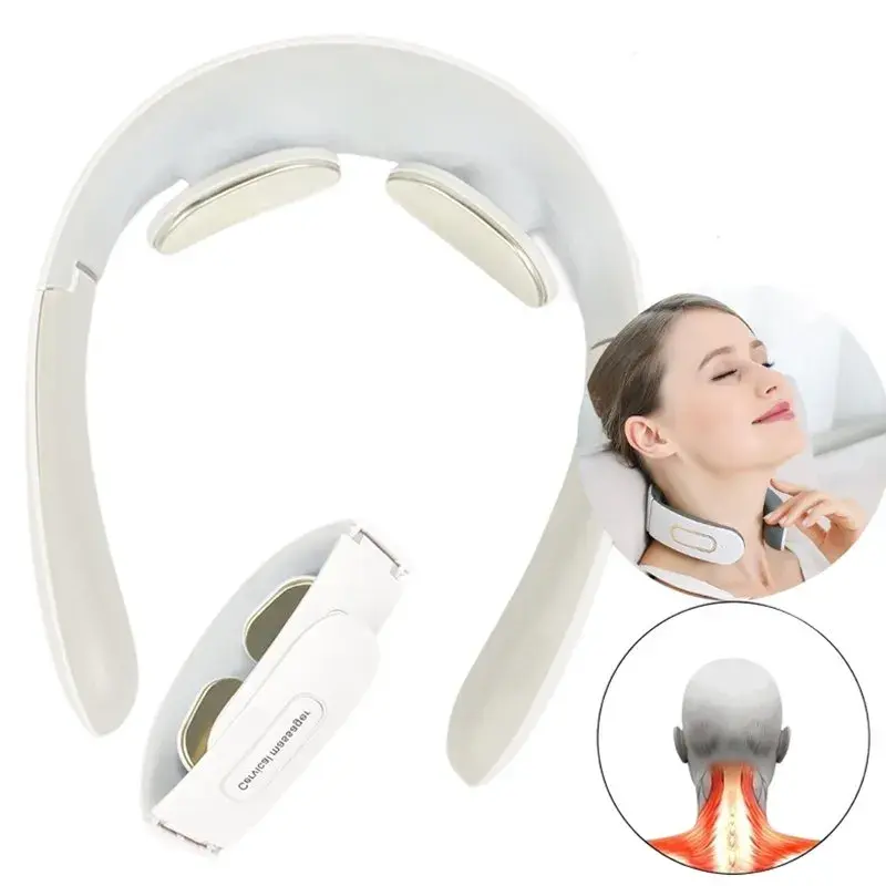 [OFERTA 🔥] Massageador Cervical Elétrico Portátil De Pescoço