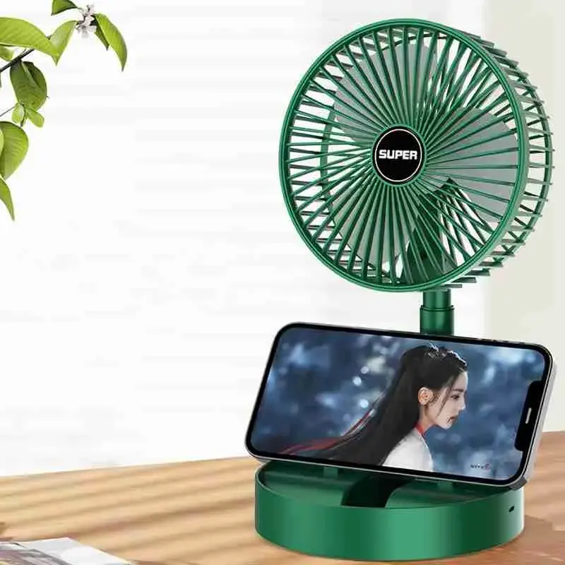 Ventilador Mesa Dobrável Reclinável Silencioso