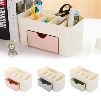Organizador Multifuncional Maquiagem Cosméticos e Porta Treco com Gaveta