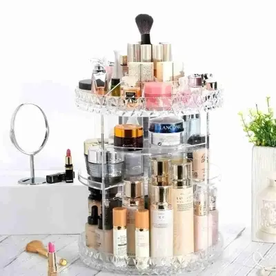 Organizador Giratório para Maquiagem e Cosméticos