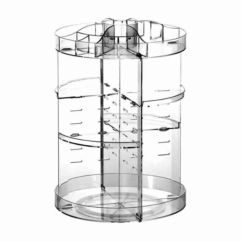Organizador Giratório para Maquiagem e Cosméticos