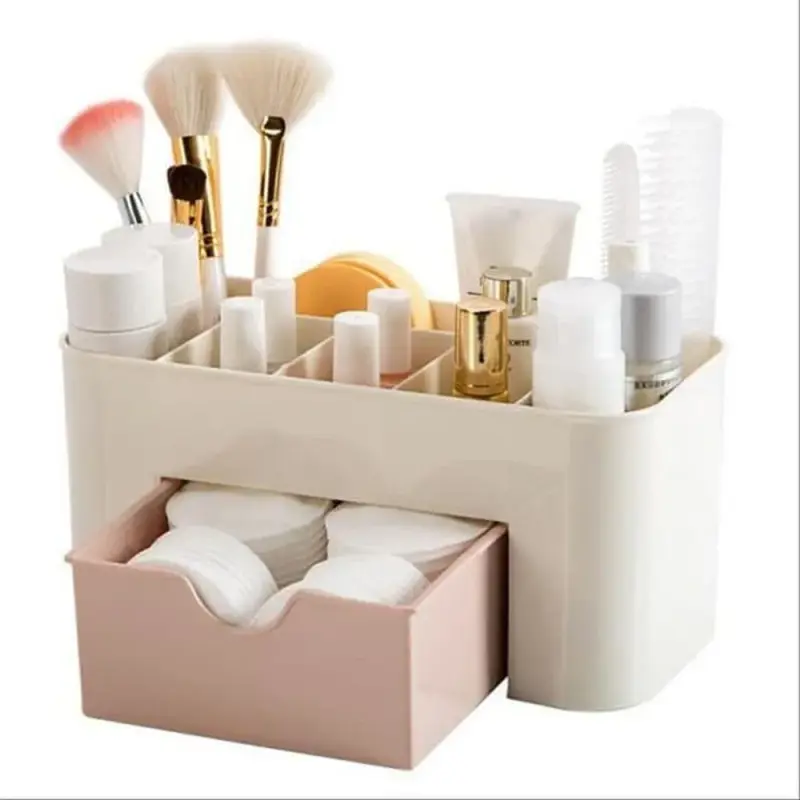 Organizador Multifuncional Maquiagem Cosméticos e Porta Treco com Gaveta