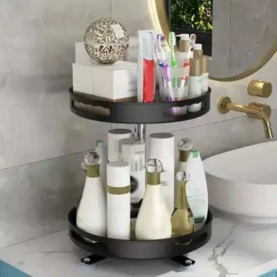 Organizador Porta Condimentos E Objetos Giratório 2 Andares